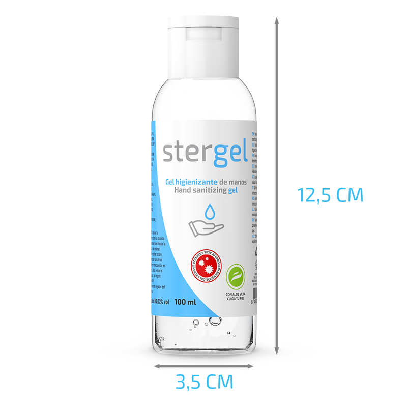 STERGEL GEL HIDROALCOHoLICO HIGIENIZANTE DE MANOS ALOE VERA 100ML