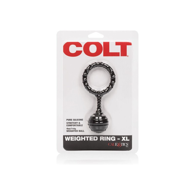 CALEXOTICS COLT ANILLO SILICONA PENE XL CON PESA