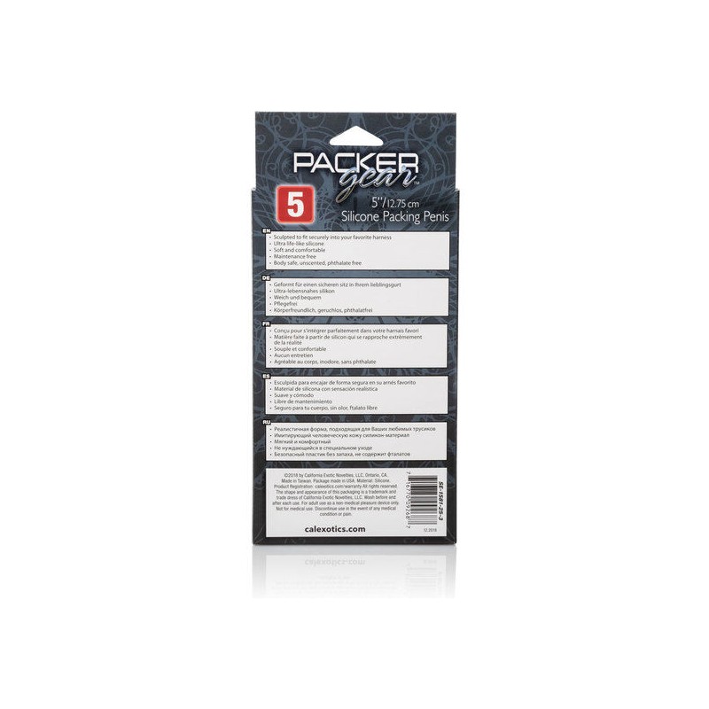 CALEXOTICS PACKING PENIS PENE DE SILICONA 1275CM CARAMELO