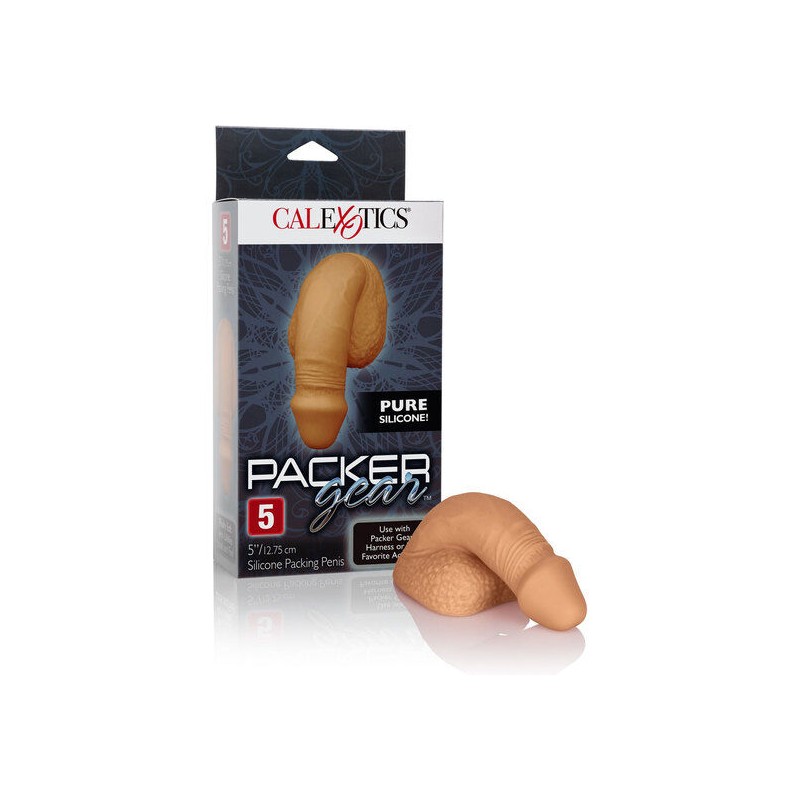 CALEXOTICS PACKING PENIS PENE DE SILICONA 1275CM CARAMELO
