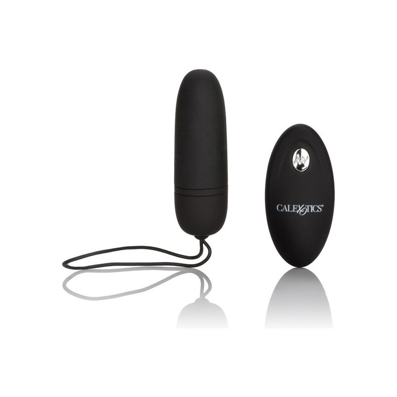 CALEXOTICS HUEVO VIBRADOR DE SILICONA CON MANDO NEGRO