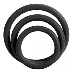 CALEXOTICS SET TRES ANILLAS NEGRO ERECCIoN