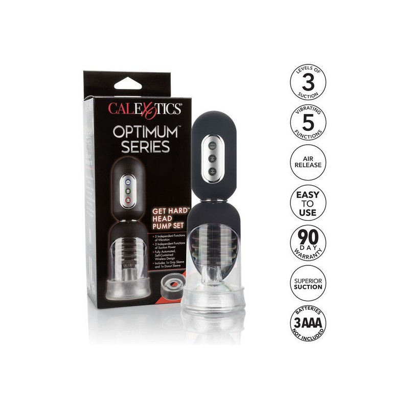 CALEXOTICS GET HARD HEAD PUMP SET BOMBA DESARROLLADORA AUTOMTICA