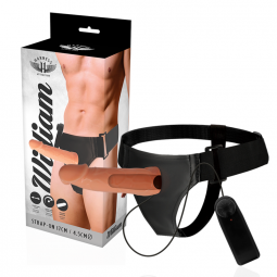 HARNESS ATTRACTION RNES HUECO WILLIAN CON VIBRADOR 17 CM O 45 CM