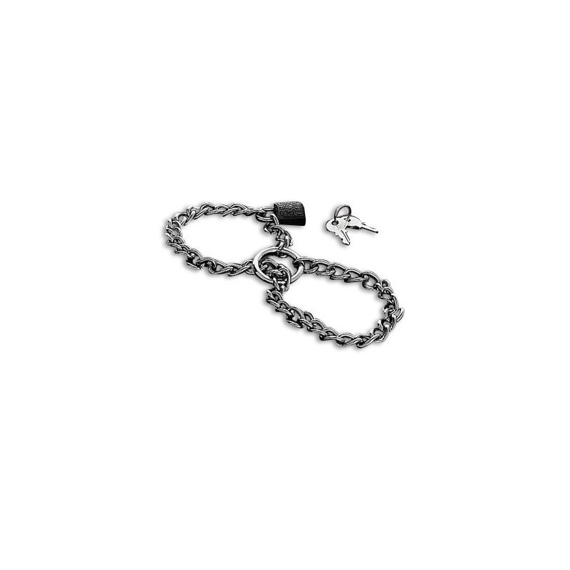 METAL HARD ESPOSAS CON CADENA DE ACERO INOX