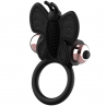 COQUETTE TOYS COCK RING BUTTERFLY ANILLO VIBRADOR NEGRO GOLD