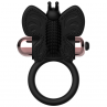 COQUETTE TOYS COCK RING BUTTERFLY ANILLO VIBRADOR NEGRO GOLD