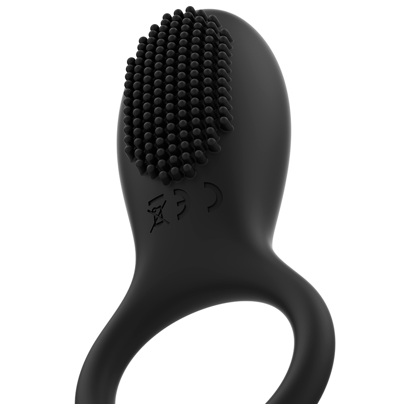 COQUETTE TOYS ANILLO VIBRADOR CONTROL REMOTO RECARGABLE NEGRO GOLD
