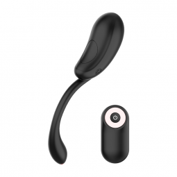 COQUETTE TOYS HUEVO CONTROL REMOTO RECARGABLE NEGRO GOLD
