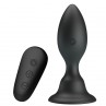 MR PLAY PLUG ANAL CON VIBRACION NEGRO CONTROL REMOTO