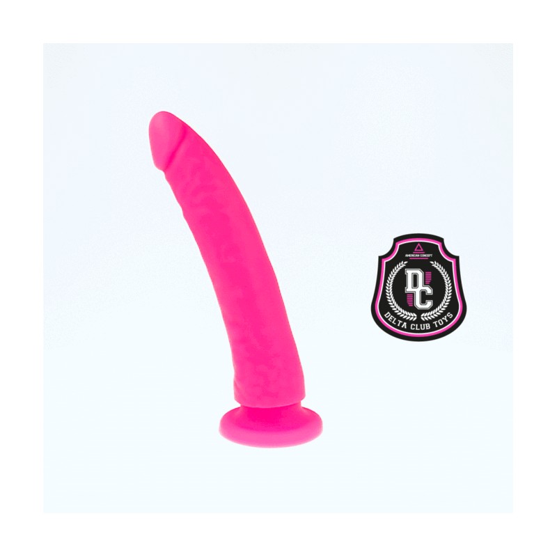 DELTA CLUB TOYS DILDO ROSA SILICONA MEDICA 17 CM O 3 CM