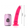 DELTA CLUB TOYS DILDO ROSA SILICONA MEDICA 17 CM O 3 CM