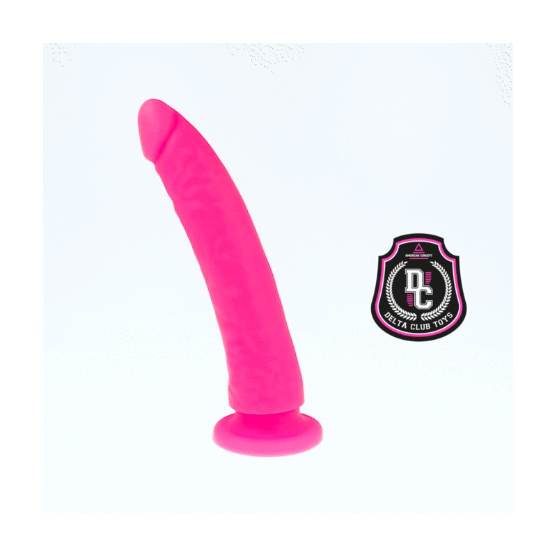 DELTA CLUB TOYS DILDO ROSA SILICONA MEDICA 20 CM O 4 CM