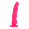 DELTA CLUB TOYS DILDO ROSA SILICONA MEDICA 20 CM O 4 CM