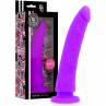 DELTA CLUB TOYS DILDO LILA SILICONA MEDICA 20 CM O 4 CM