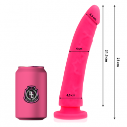DELTA CLUB TOYS DILDO ROSA SILICONA MEDICA 23 CM O 45 CM