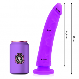 DELTA CLUB TOYS DILDO LILA SILICONA MEDICA 23 CM O 45 CM
