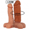 VIRILXL EXTENSION DE PENE LIQUID SILICONE V3 MARRON