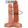 VIRILXL EXTENSION DE PENE LIQUID SILICONE V5 MARRON
