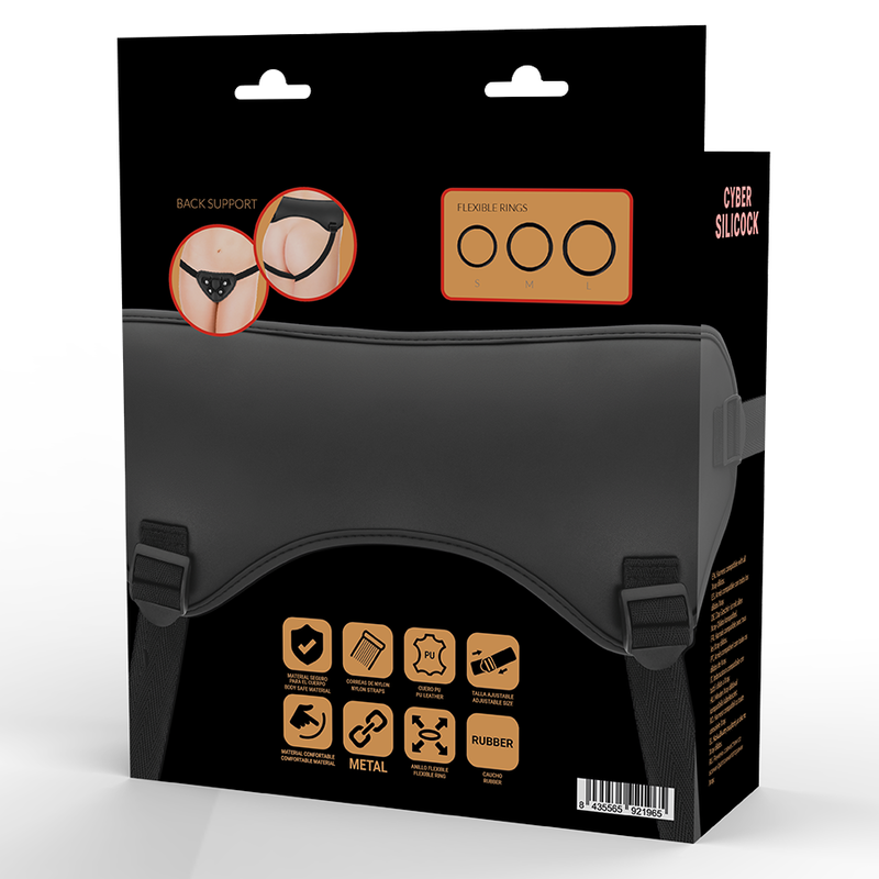 CYBER SILICOCK ARNeS CON 3 ANILLAS SILICONA