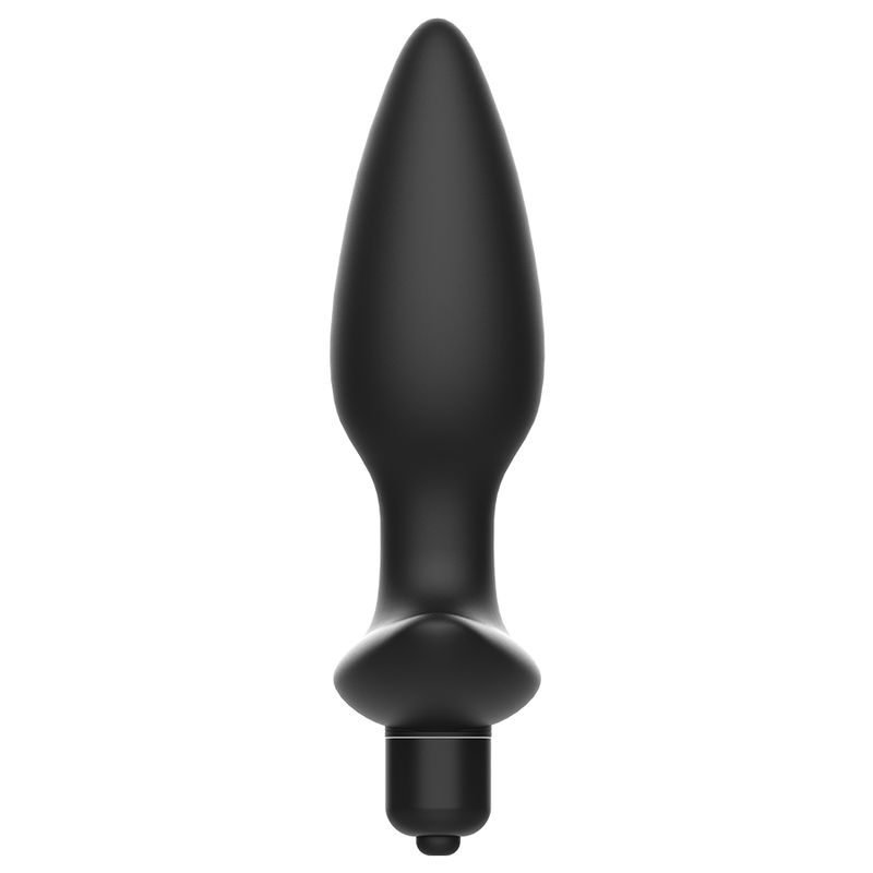 ADDICTED TOYS MASAJEADOR PLUG ANAL CON VIBRACIoN NEGRO