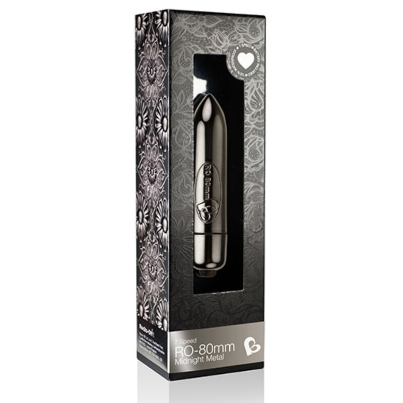 ROCKS OFF BALA VIBRADORA RO 80MM MIDNIGHT METAL