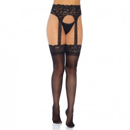 LEG AVENUE MEDIAS CON LIGUERO OPACAS TALLA UNICA