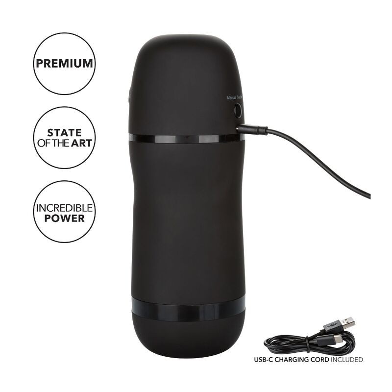 CALEXOTICS OPTIMUM POWER MASTURBADOR CON VIBRACION Y SUCCION