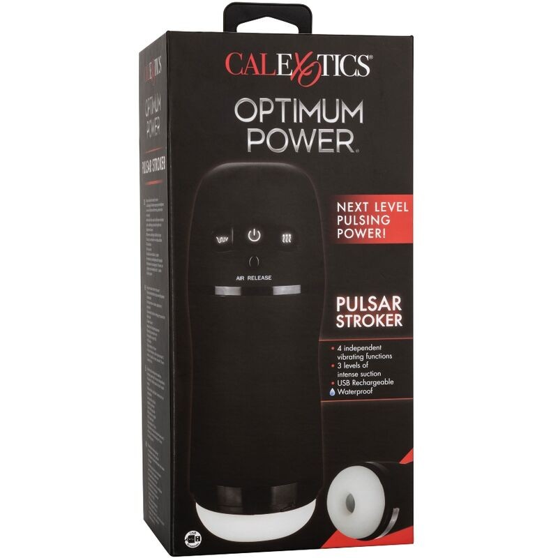 CALEXOTICS OPTIMUM POWER MASTURBADOR CON VIBRACION Y SUCCION