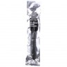 ALL BLACK MEGA RIPPLE DUCHA ANAL SILICONA 285 CM