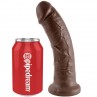 KING COCK 8 PENE MARRON 203 CM