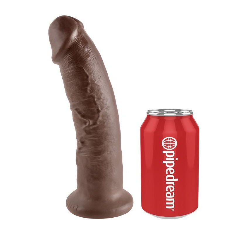 KING COCK 9 PENE MARRON 229 CM