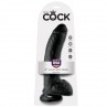 KING COCK 9 PENE REALISTICO NEGRO 229 CM