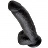 KING COCK 9 PENE REALISTICO NEGRO 229 CM