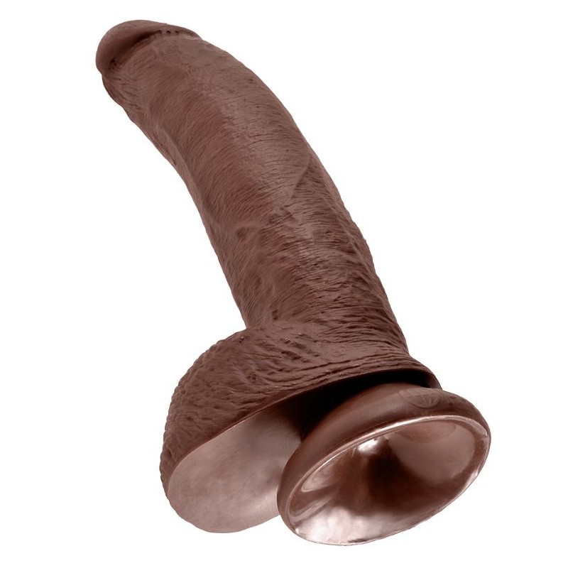 KING COCK 9 PENE REALISTICO MARRON 229 CM