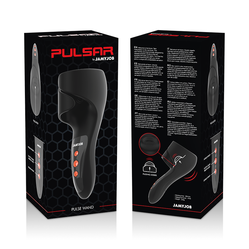 JAMYJOB PULSAR MASTURBADOR CON MODOS VIBRACIoN Y PULSACIoN