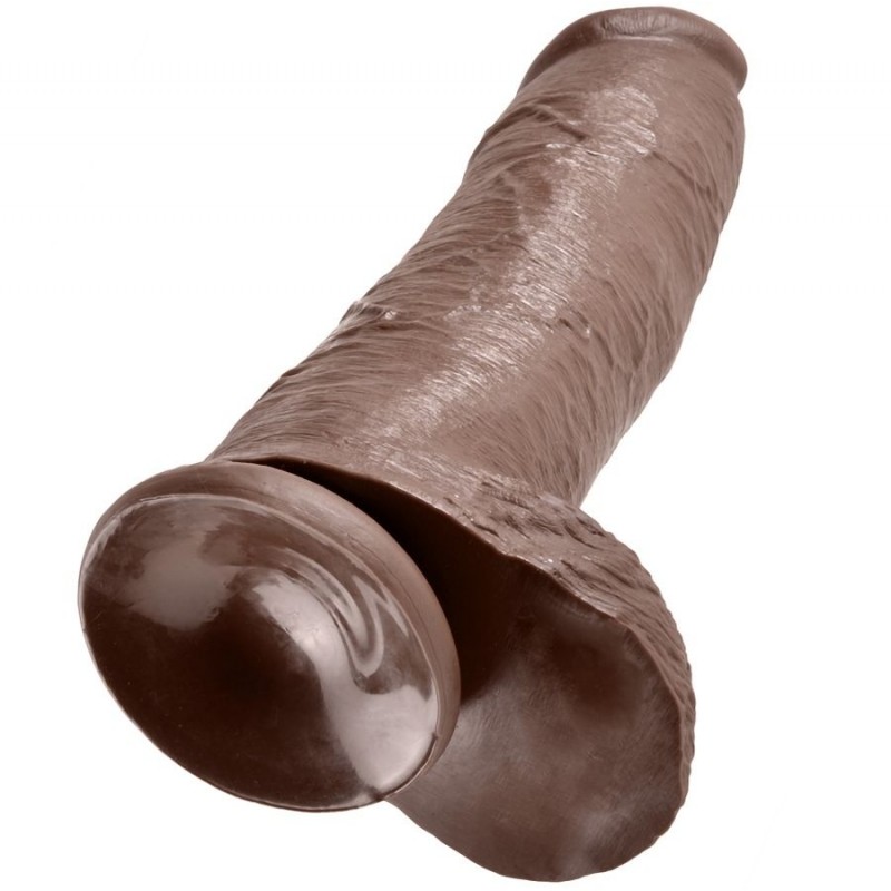 KING COCK 12 PENE REALISTICO MARRON 3048 CM