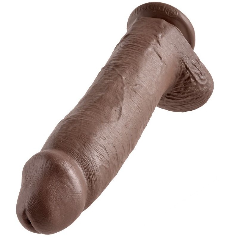KING COCK 12 PENE REALISTICO MARRON 3048 CM