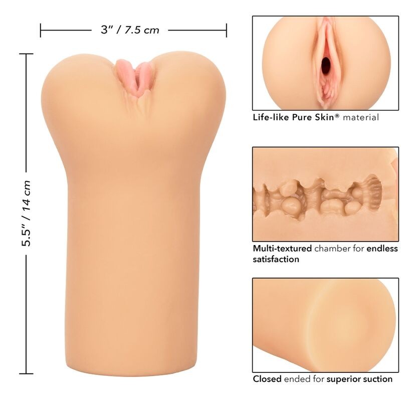 CALEXOTICS BOUNDLESS VULVA MASTURBADOR TONO LIGHT