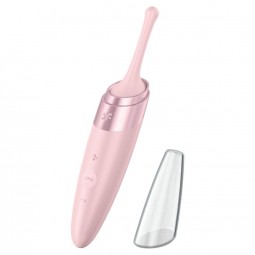 SATISFYER TWIRLING DELIGHT ESTIMULADOR CLITORIS ROSA