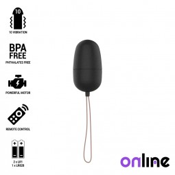 ONLINE HUEVO VIBRADOR CONTROL REMOTO M NEGRO