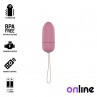 ONLINE HUEVO VIBRADOR CONTROL REMOTO L ROSA