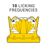 INTENSE ESTIMULADOR CLITORIS 10 MODOS DE SUCCIoN Y LICKING AZUL