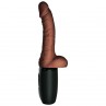 KING COCK PLUS TRIPLE THREAT MARRON