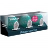 SATISFYER 3 HUEVOS MASTURBADORES NAUGHTY