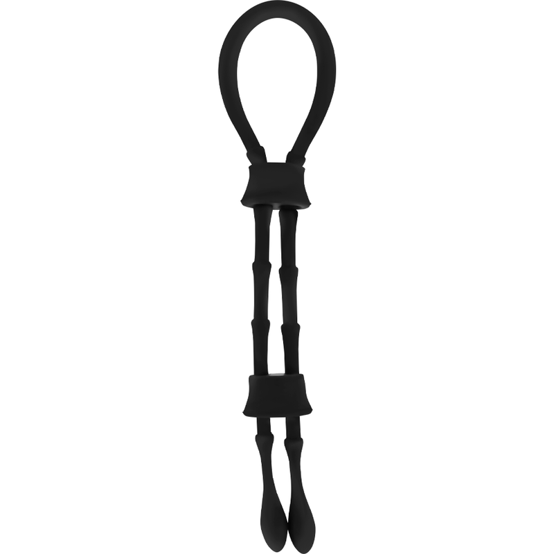 OHMAMA FETISH CUERDA ANILLO PARA PENE Y TESTICULOS SILICONA