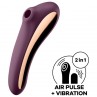 SATISFYER DUAL KISS ESTIMULADOR CLITORIS PURPURA