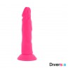 DIVERSIA DILDO FLEXIBLE CON VIBRACION ROSA 23 CM O 43 CM