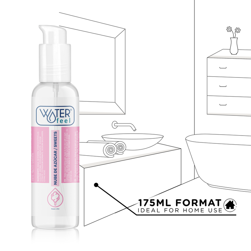 WATERFEEL LUBRICANTE NUBE DE AZuCAR 175 ML