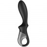 SATISFYER HEAT CLIMAX VIBRADOR ANAL APP NEGRO